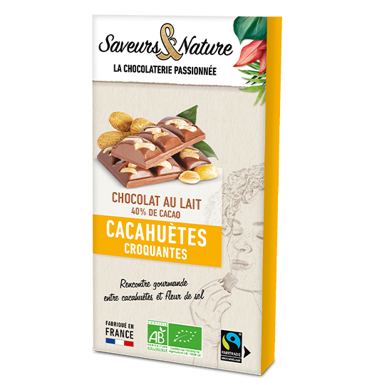 Treets : Cacahuètes enrobés de chocolat au lait (100g)